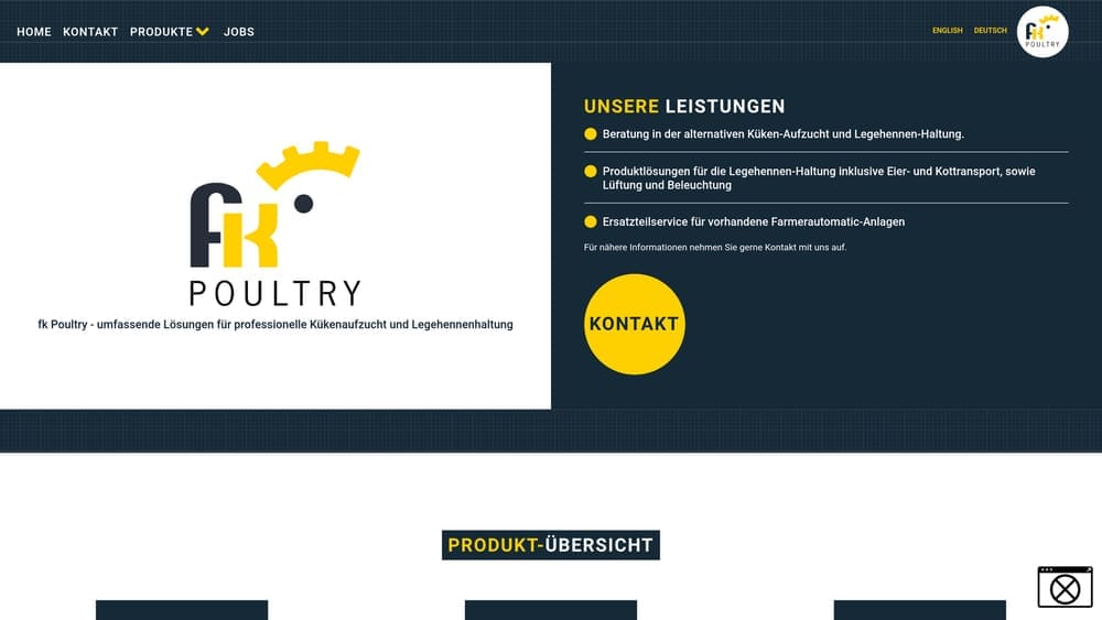 Screenshot of Farmer Automatic website