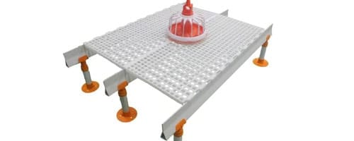broiler floor system integrated feeding drinking lighting and litter management for 10,000-30,000 birds
